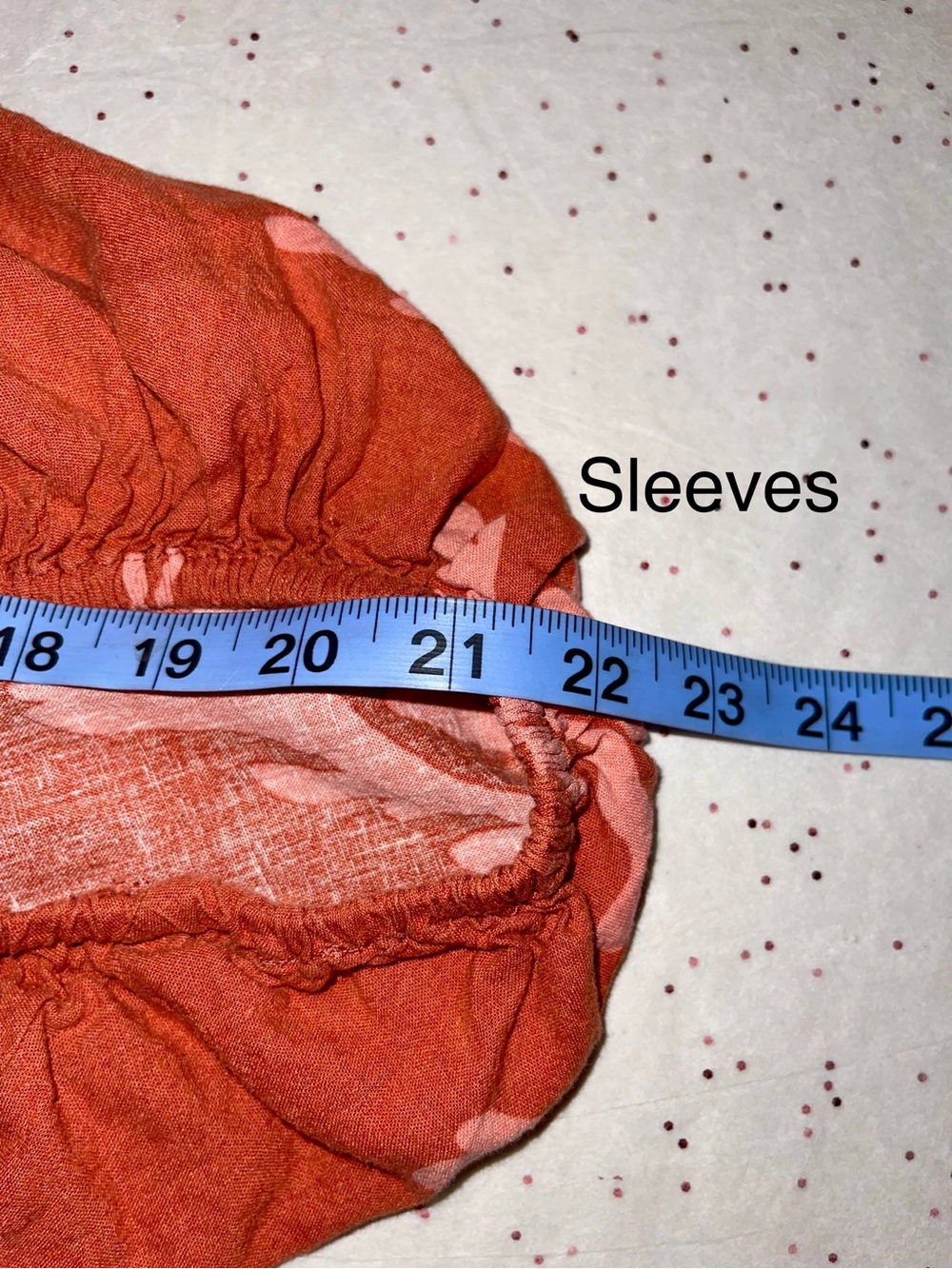 Ava & Viv Coral Reef Print Maxi Dress XXL Faux Wrap Bishop Sleeves Side Slit - Picture 8 of 11